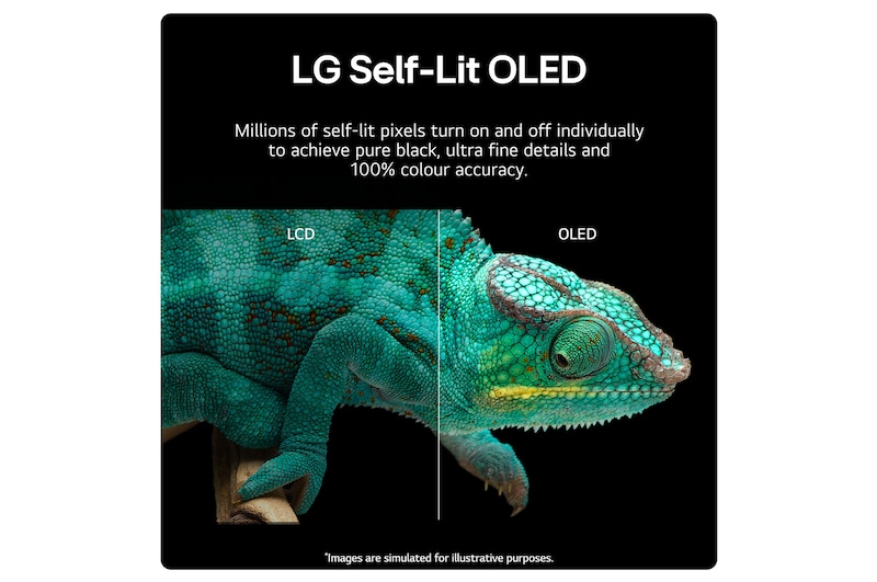 Self-lit OLED